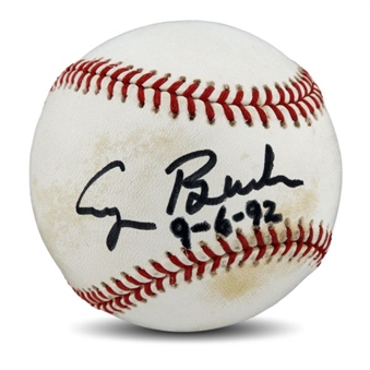 George H.W. Bush Single-Signed Official Bobby Brown American League Baseball (photo included)